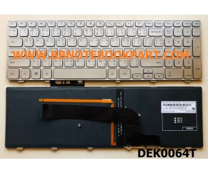 Dell Keyboard คีย์บอร์ด Inspiron 15-7000 Series 7537  7547  7548  7537   ภาษาไทย อังกฤษ